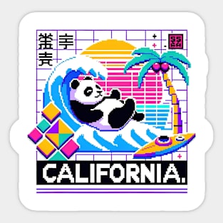 Aesthetic Pandawave Sticker